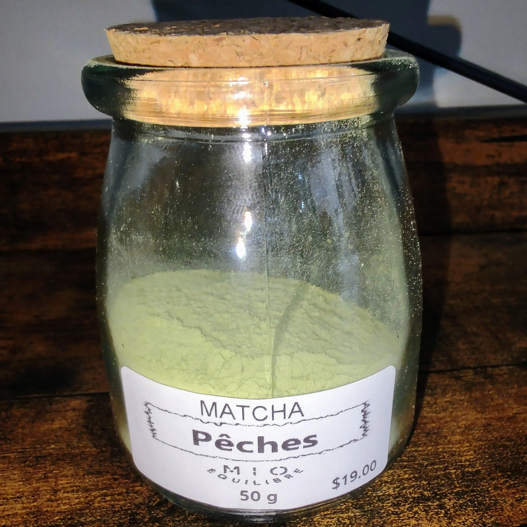 Matcha Tea - Sweet Peach Matcha - Loose Tea Matcha Tea Aromes Evasions 