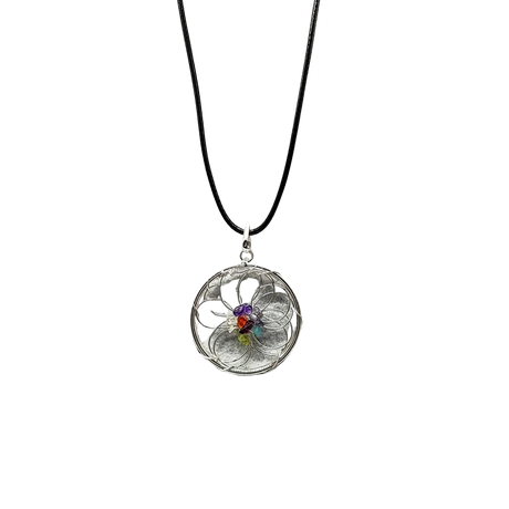 Necklace -Dream Catcher -Flower of Life -7 Chakras