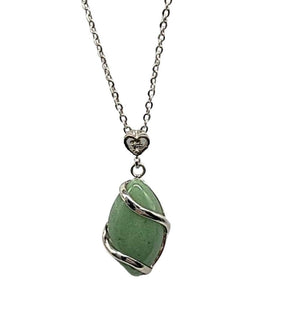 Necklace - Horse Eye - Green Aventurine
