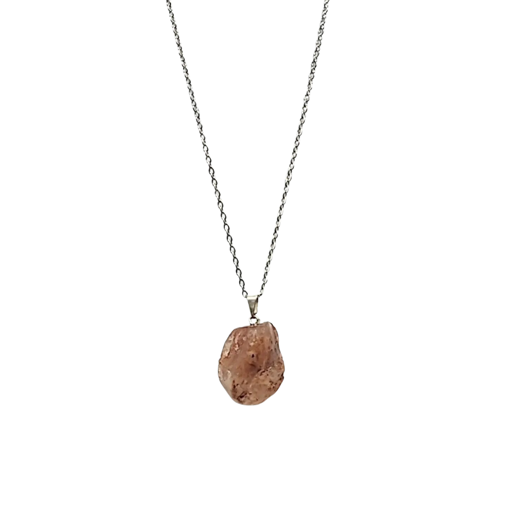 Necklace -Lodolite -Shaman Quartz -Natural Shape