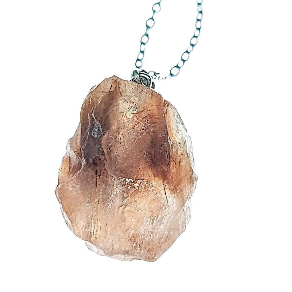 Necklace -Lodolite -Shaman Quartz -Natural Shape