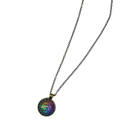Necklace -OM Symbol -Bronze