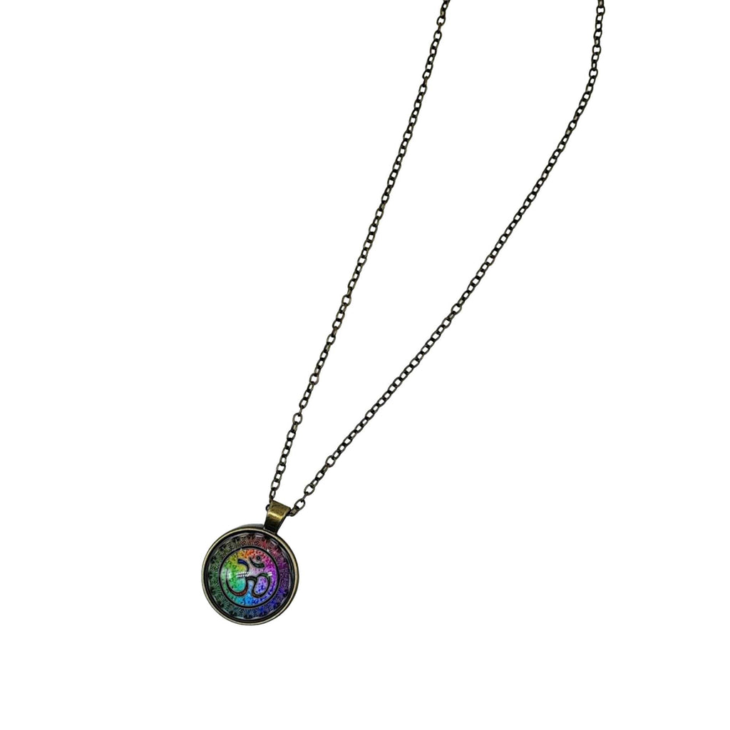 Necklace -OM Symbol -Bronze