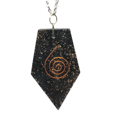Necklace -Orgonite -Pentagonal -Shungite