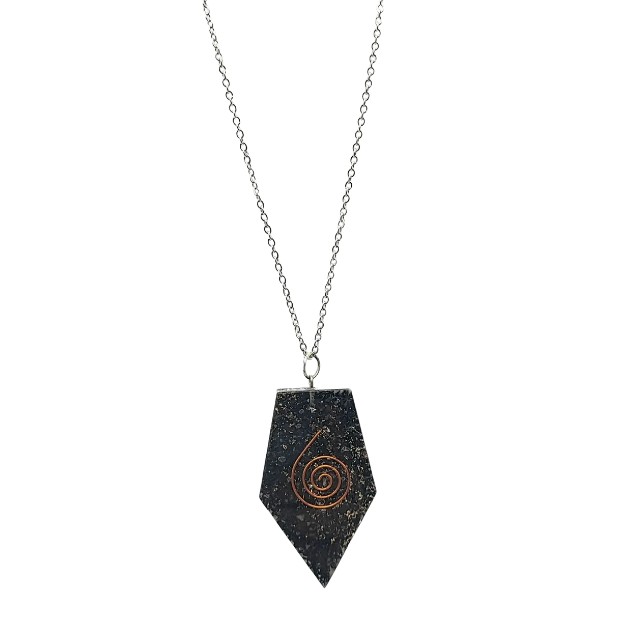 Necklace -Orgonite -Pentagonal -Shungite