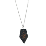 Necklace -Orgonite -Pentagonal -Shungite