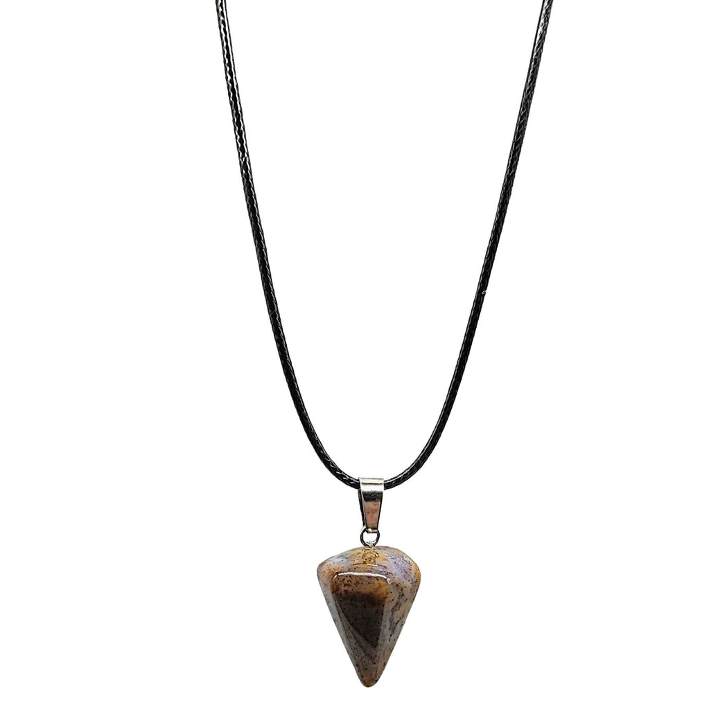 Necklace -Small Cone Pendant -Sodalite