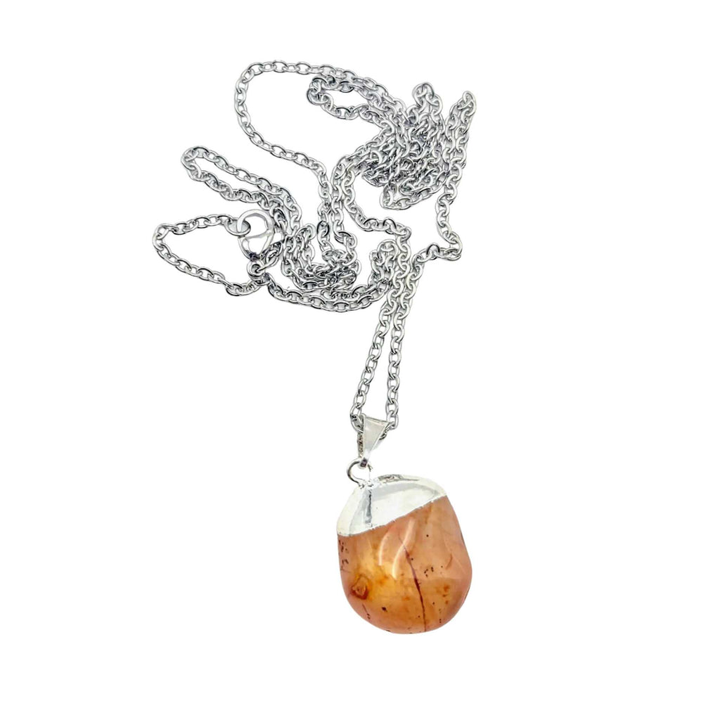 Necklace -Stone -Carnelian