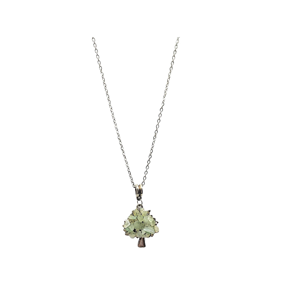 Necklace -Tree of Life Gemstone Pendants -Green Aventurine