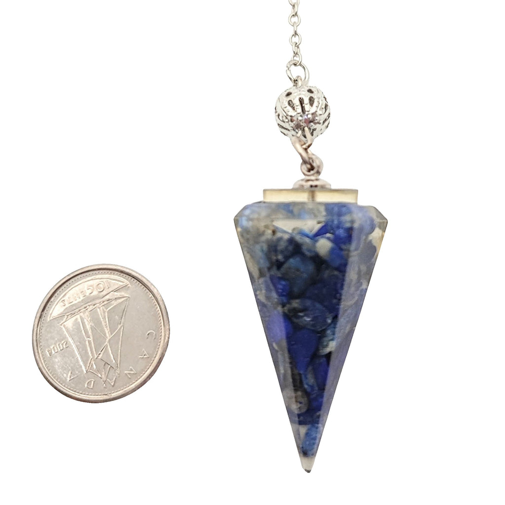 Pendulum -Cone -Lapis Lazuli -7 Chakras