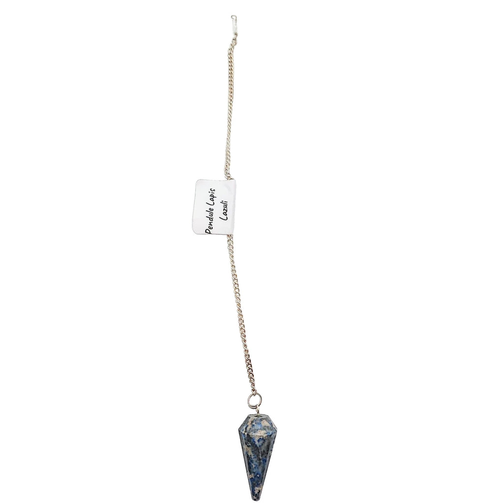 Pendulum -Cone -Natural Lapis Lazuli -Pendulum -Aromes Evasions 