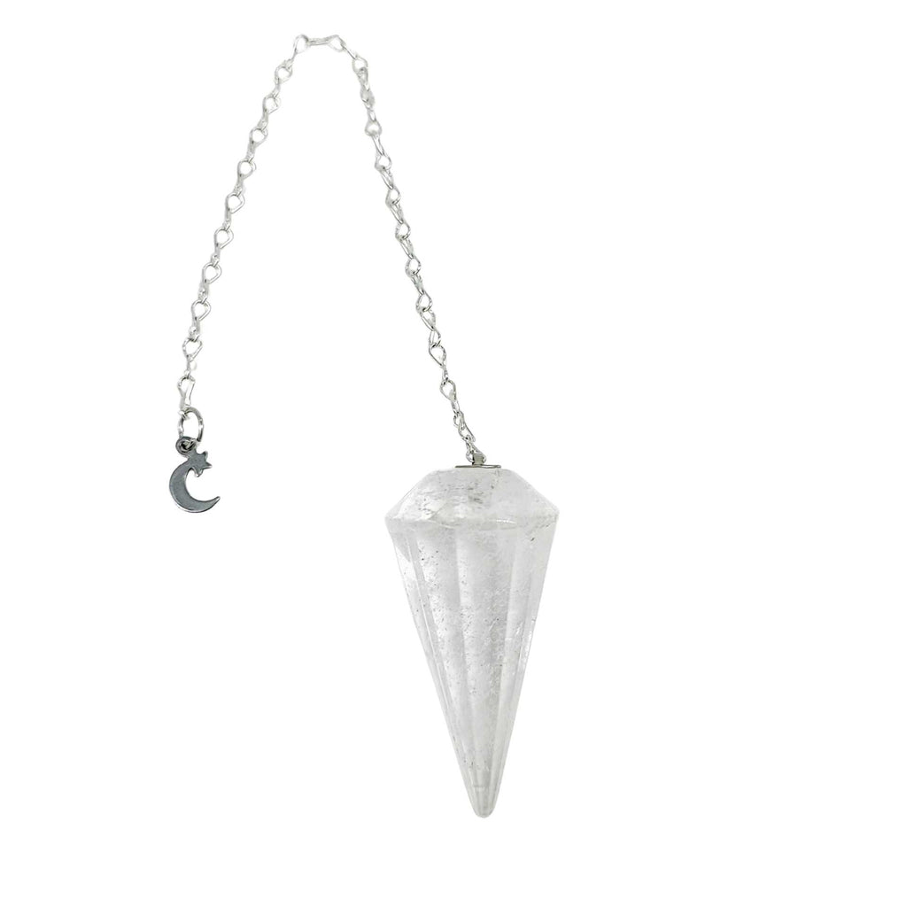 Pendulum -Cone -Natural Quartz -Moon