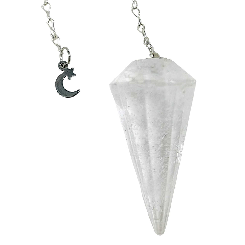 Pendulum -Cone -Natural Quartz -Moon