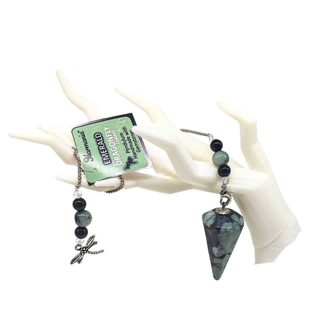 Pendulum -Green Emerald -Dragonflies -Pendulum -Aromes Evasions 