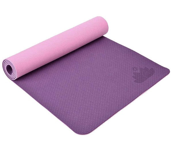 Purple Yoga Mat 6mm Tapis de gym Aromes Evasions 
