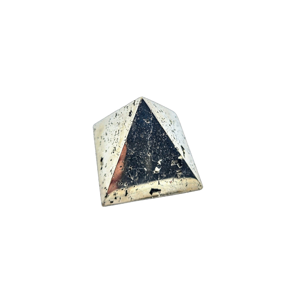 Pyramid -Pyrite Stone -2''