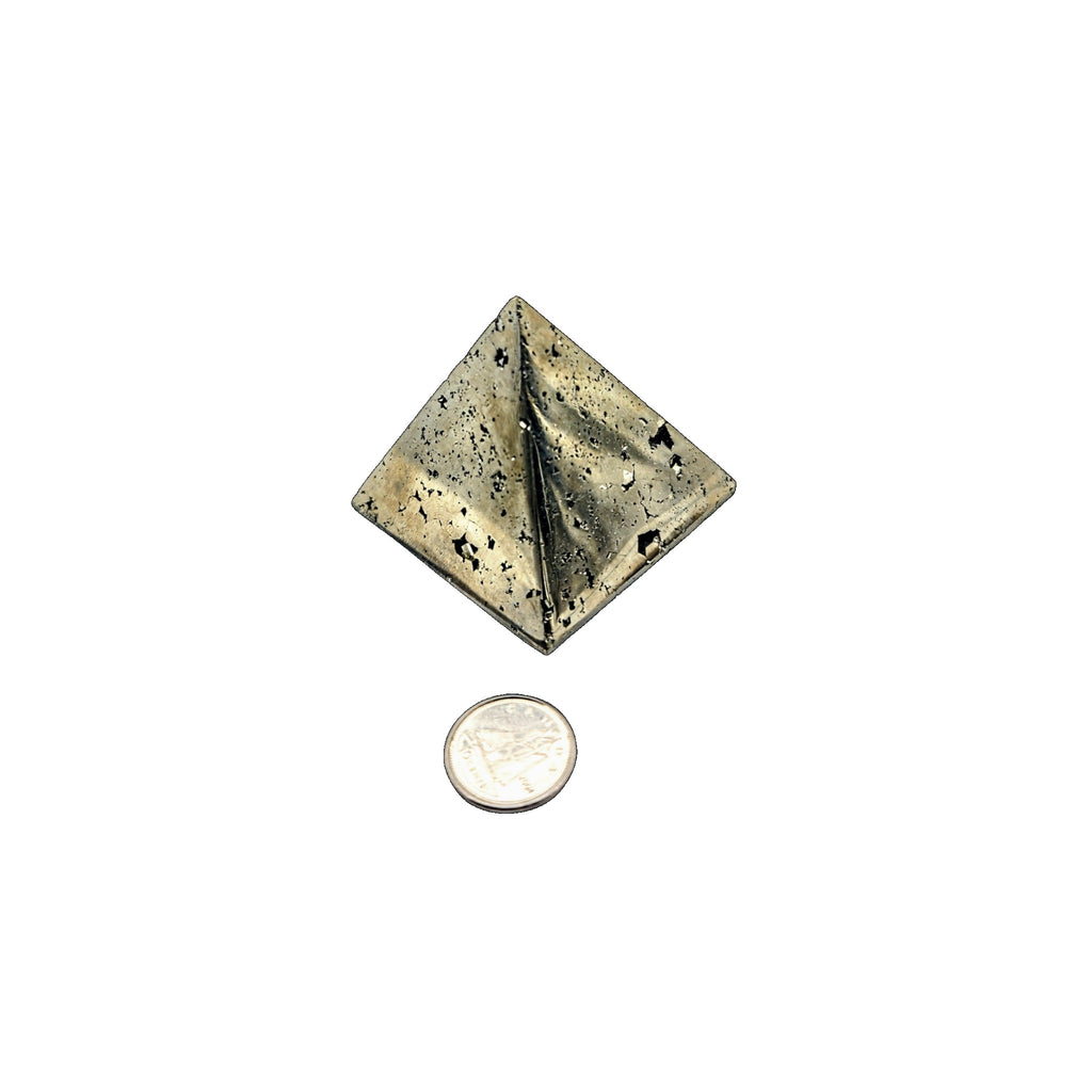 Pyramid -Pyrite Stone -2''