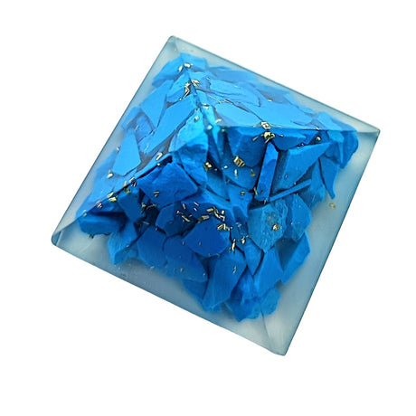 Pyramid -Turquoise- Orgone -1.25"