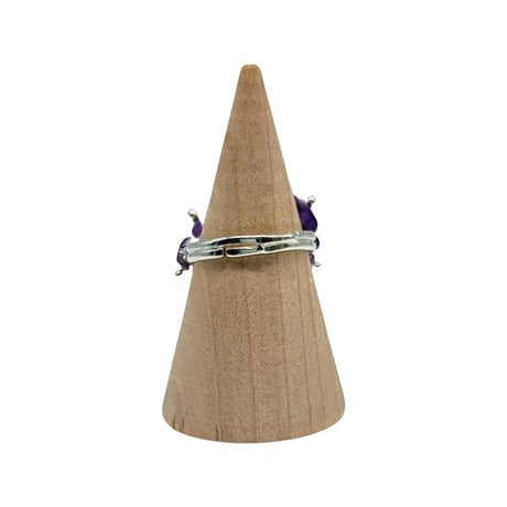 Ring -Amethyst -Adjustable