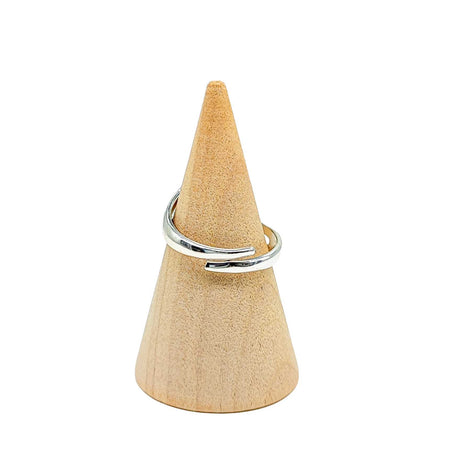 Ring -Garnet -Zircons -Sterling -Silver -Adjustable