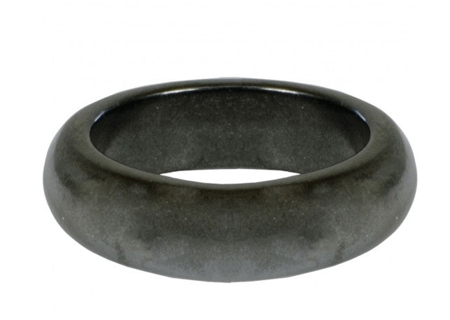 Ring -Hematite -Round -Band Magnetic- Size 6-10 Hematite Aromes Evasions 