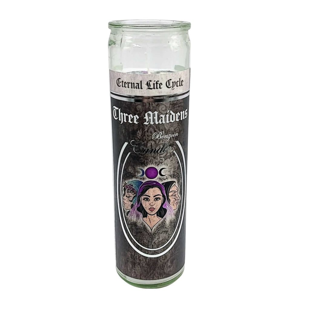 Ritual Candle -Three Maidens -Benzoin