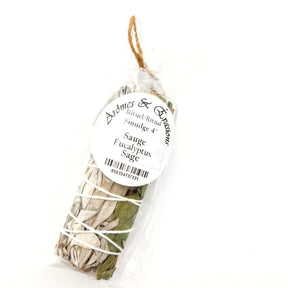 Smudging Incense Stick - White Sage & Eucalyptus - 4"