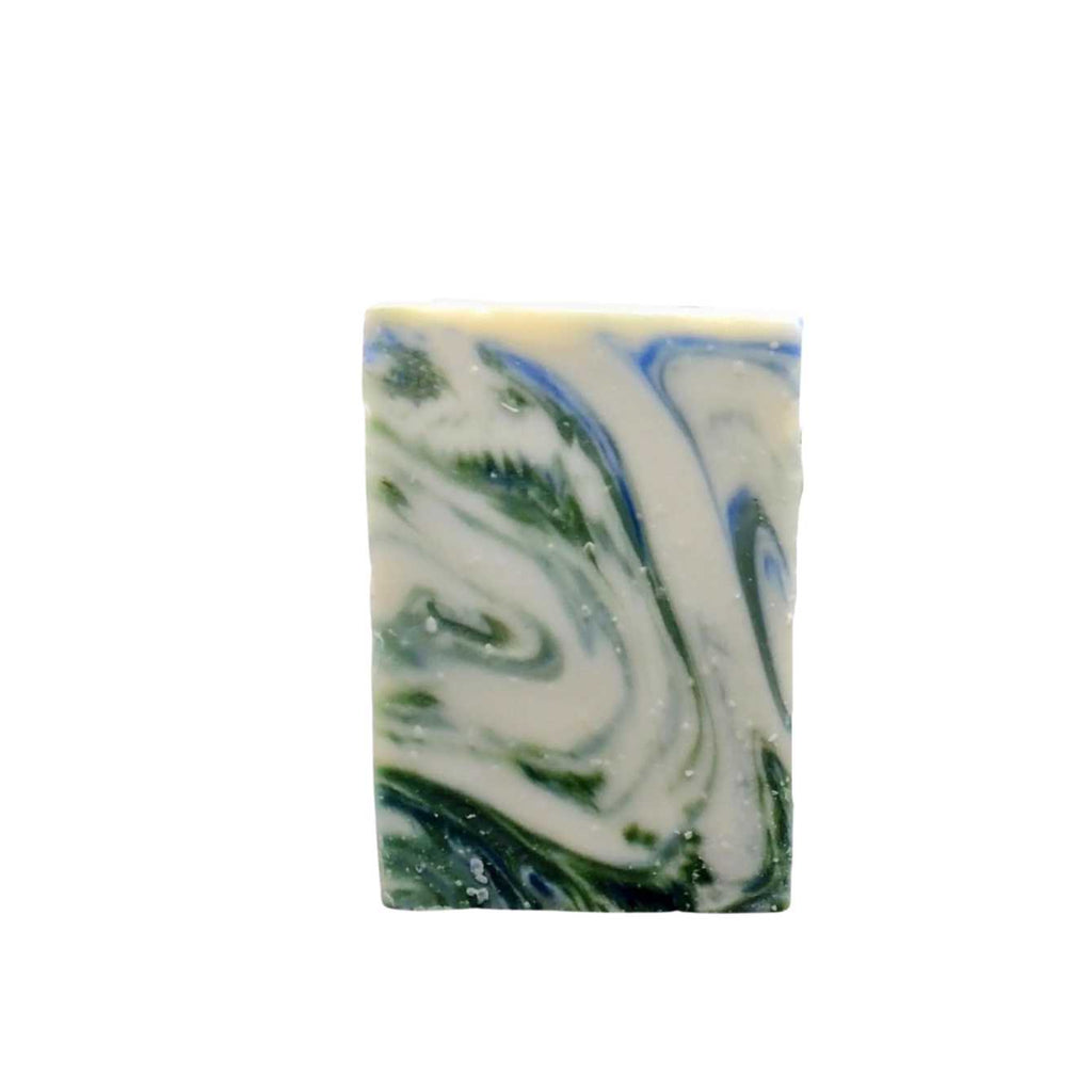Soap Bar - Cold Process - Double Mint Swirl - 5oz