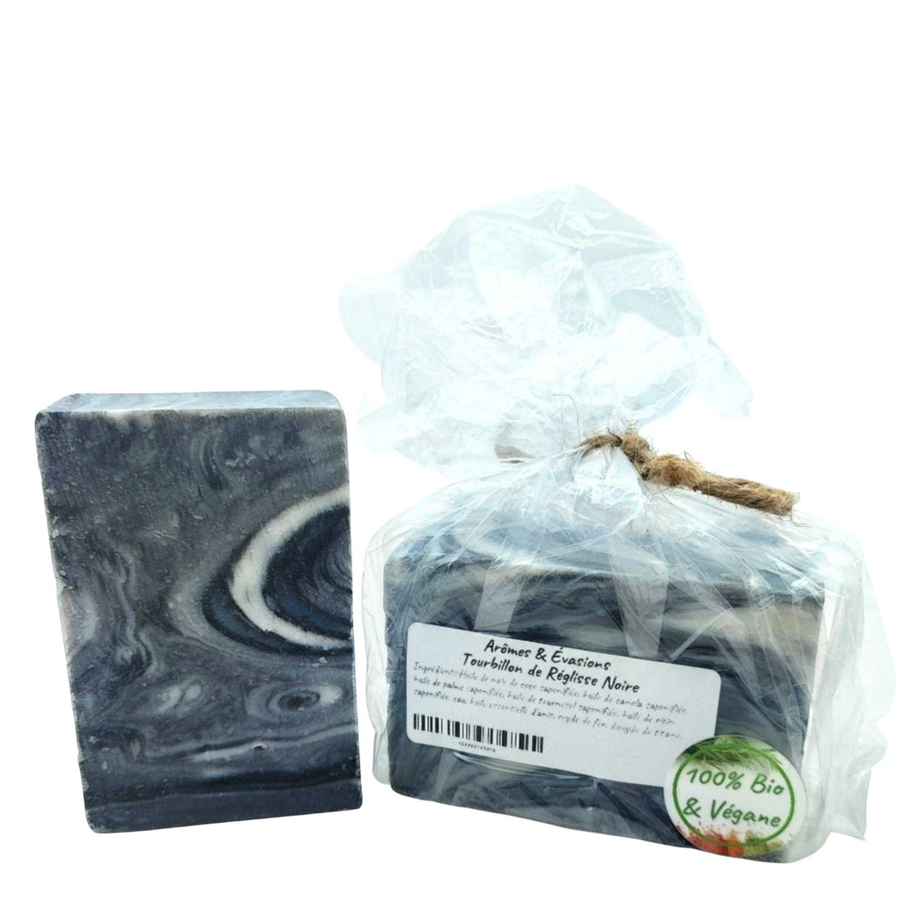 Soap Bar -Swirl of Black Licorice -5oz/140g