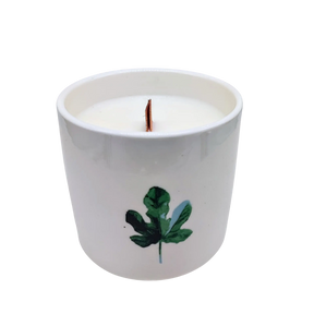 Scented Soy Candle - Botanical Garden - Marsh Viola Green Leaf 1