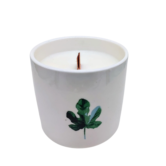 Scented Soy Candle - Botanical Garden - Marsh Viola Green Leaf 1