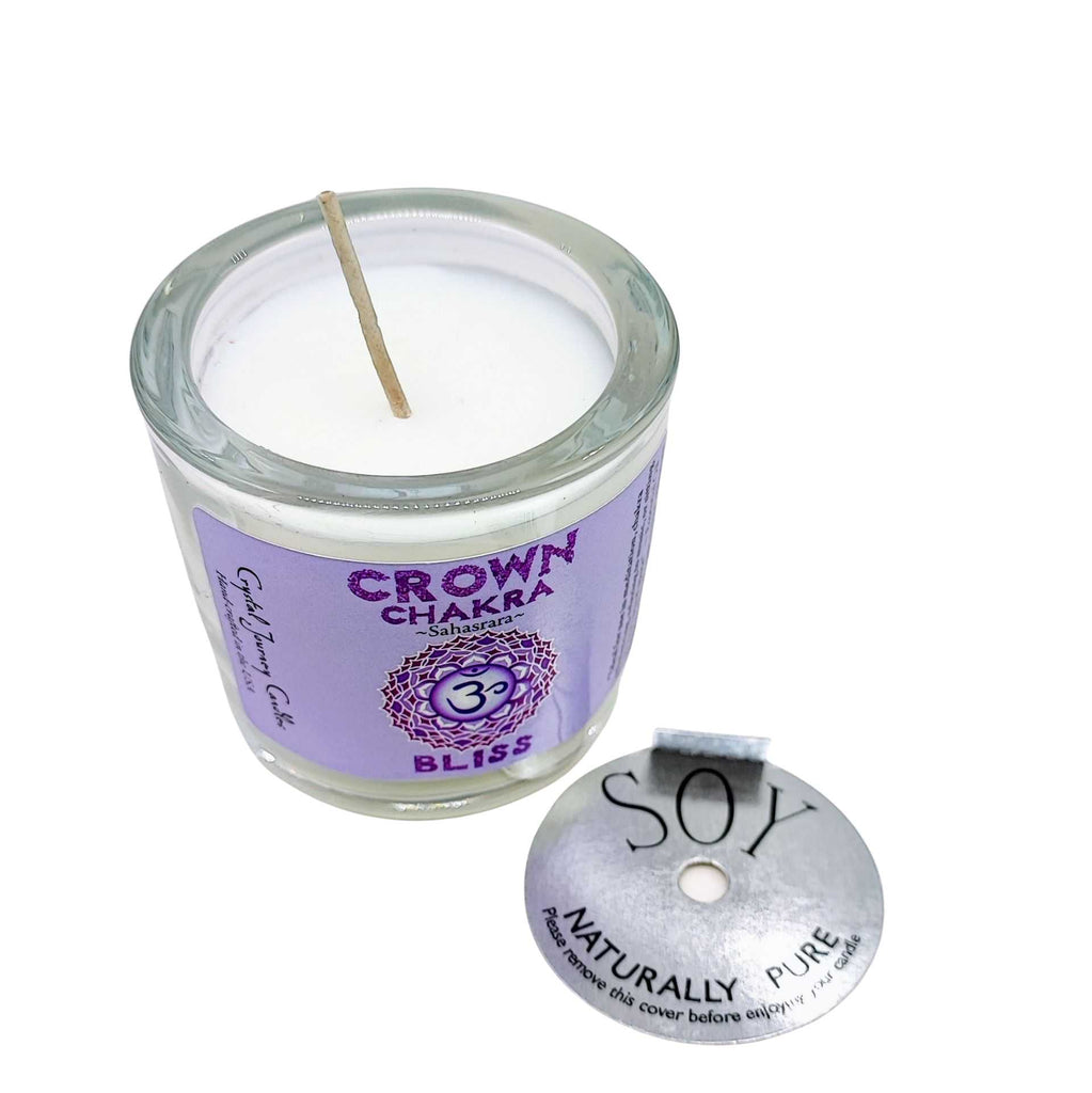 Soy Candle -Crown Chakra -3.5oz -3.5oz -Aromes Evasions 