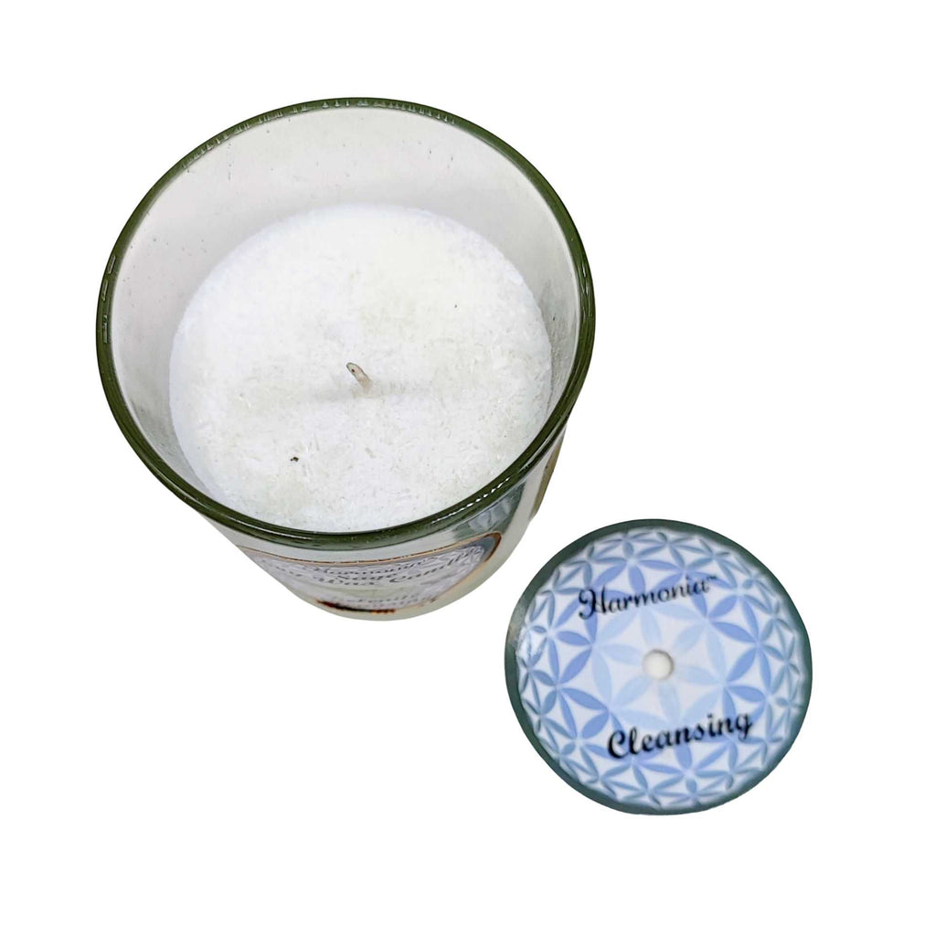 Soy Candle -Harmonia Cleansing -Sage & Selenite -3oz