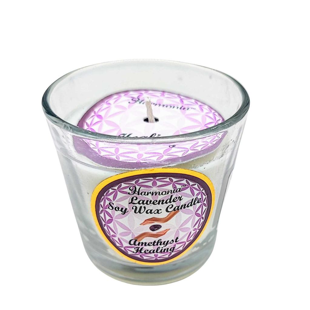 Soy Candle -Harmonia Healing -Lavender & Amethyst -3oz