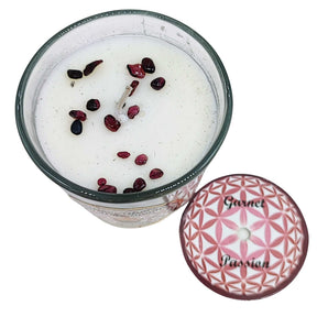 Soy Candle -Harmonia Passion -Ylang Ylang & Garnet Stone -3oz