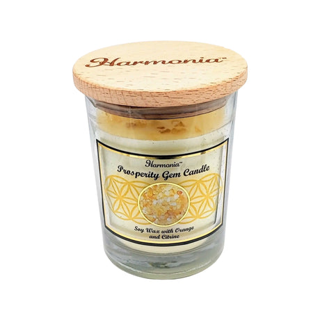 Soy Candle -Harmonia Prosperity -Orange & Citrine -9oz