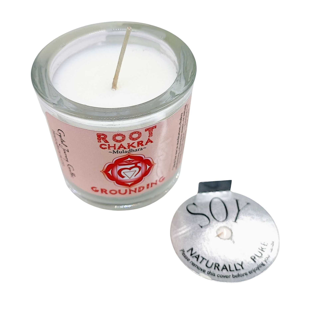 Soy Candle -Root Chakra -3.5oz -3.5oz -Aromes Evasions 