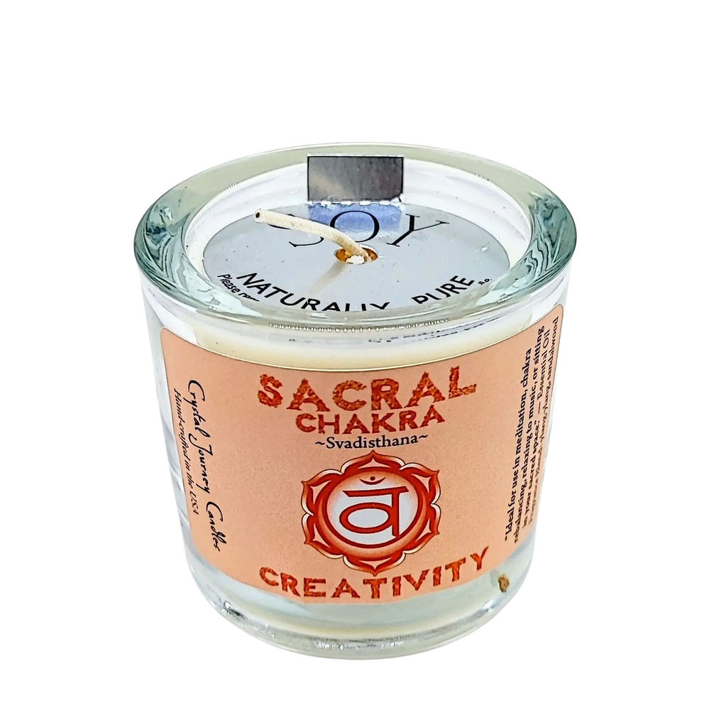 Soy Candle -Sacral Chakra -3.5oz -3.5oz -Aromes Evasions 