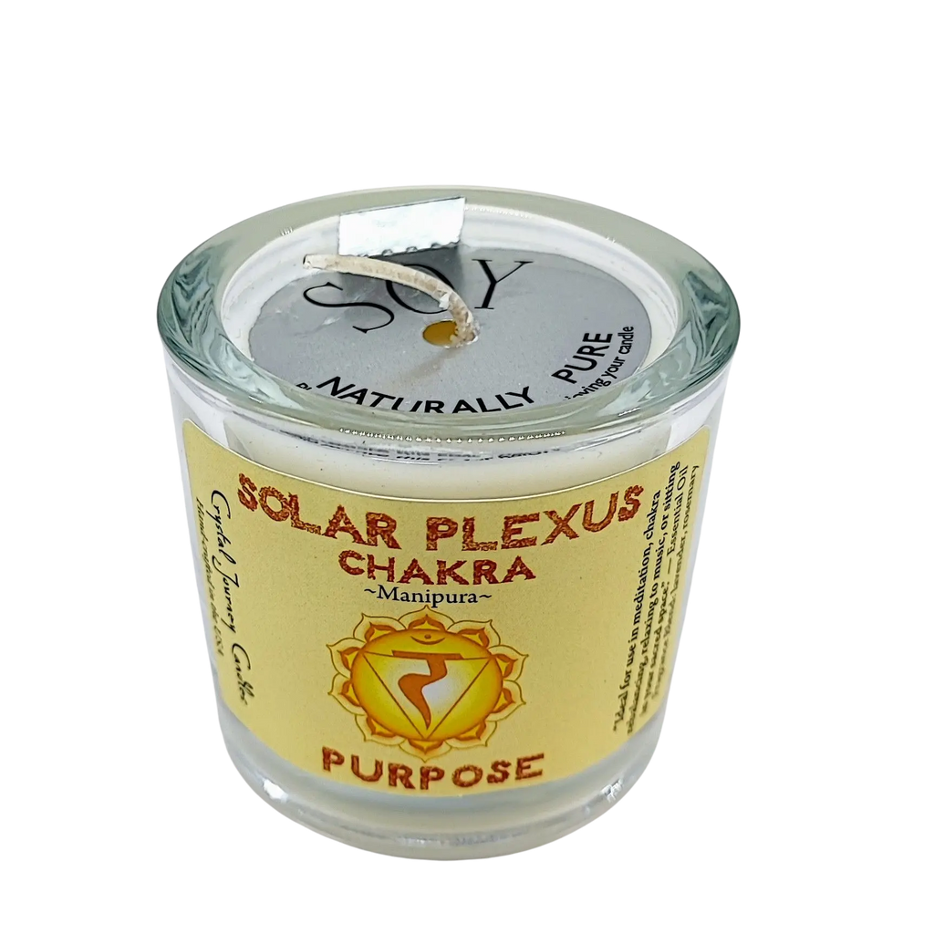 Soy Candle -Chakra 3 -Solar Plexus -3.5oz