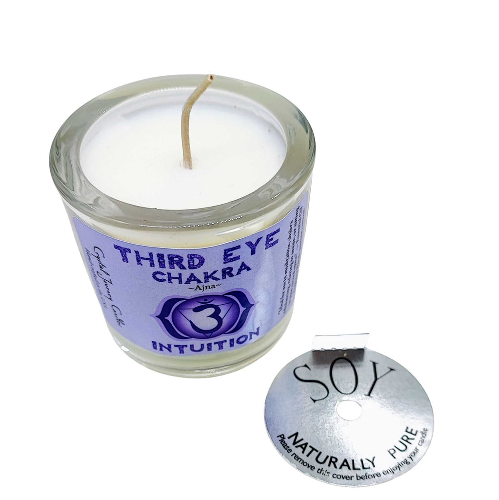 Soy Candle -Third Eye Chakra -3.5oz -3.5oz -Aromes Evasions 