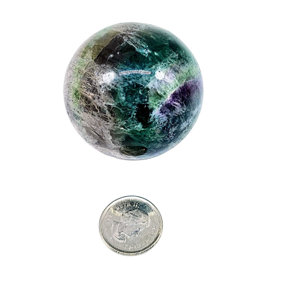 Sphere -Fluorite -Rainbow -1.5''