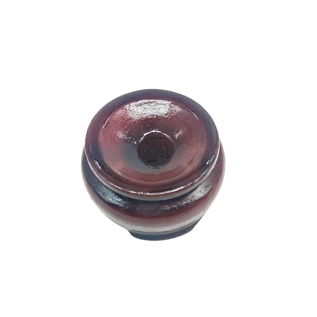 Sphere -Stand with no Legs -Burgundy Wood -1.5" Dia