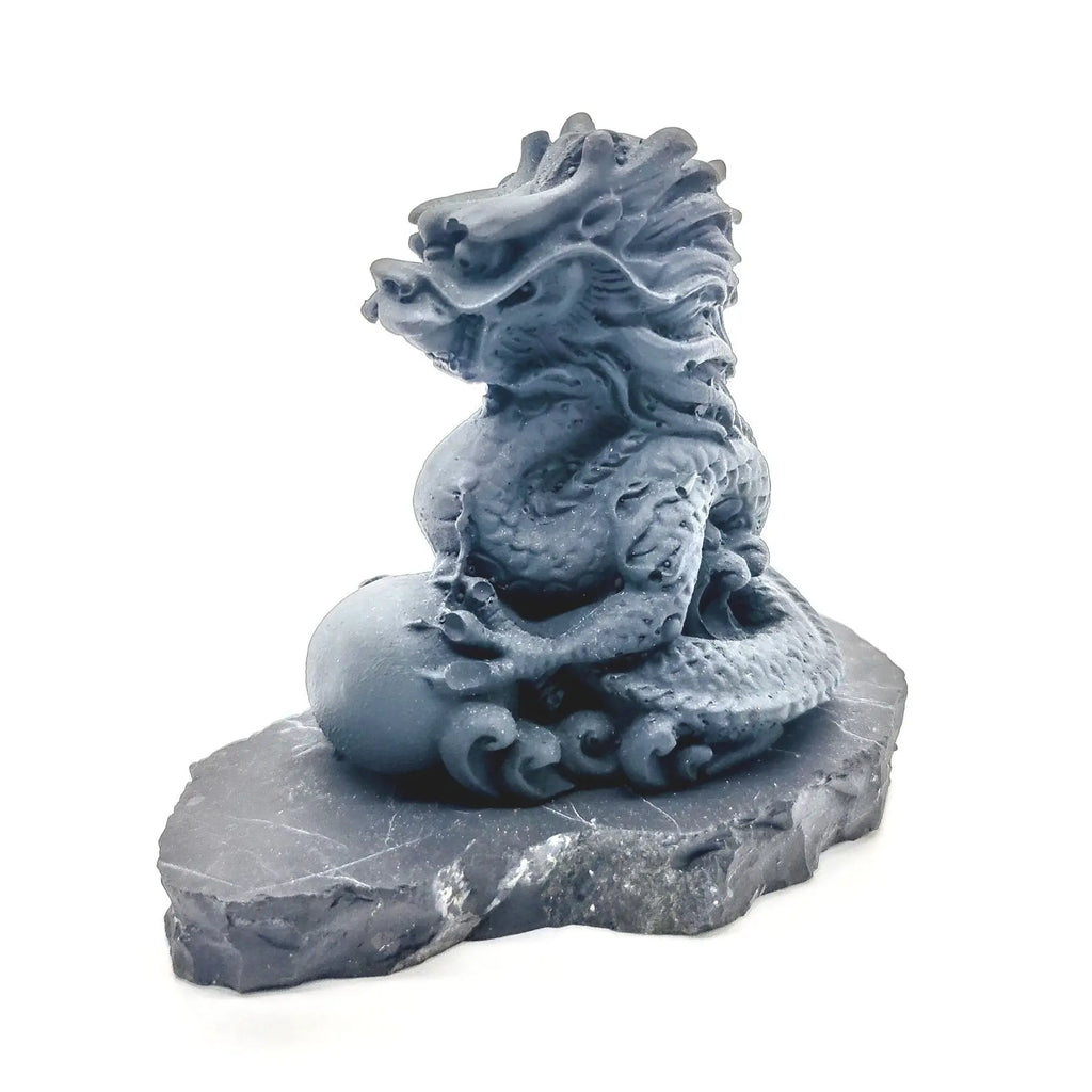 Statut -Dragon -Carved Shungite Stone -Rough -269g
