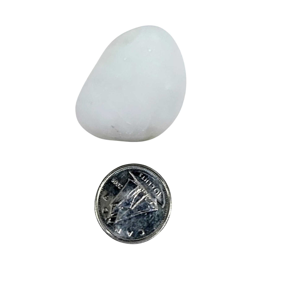 Stone -White Agate -Tumbled -Medium
