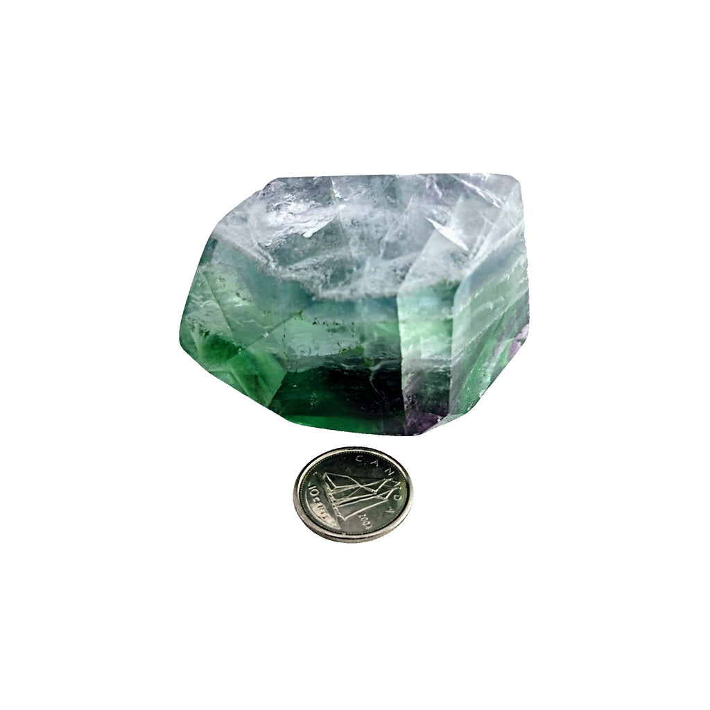 Stone -Fluorite -Green -Tumbled -90g Chunk Aromes Evasions 