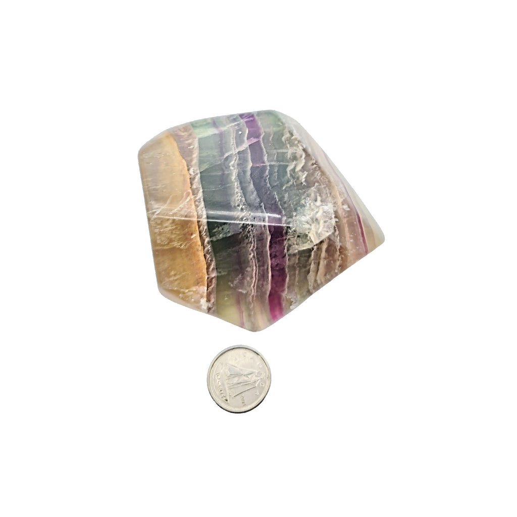 Stone -Rainbow Fluorite -Tumbled -188g