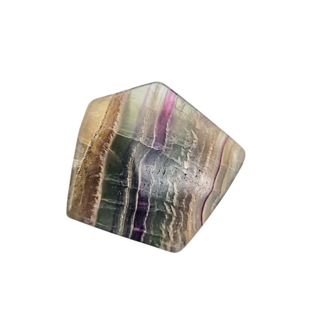 Stone -Rainbow Fluorite -Tumbled -188g