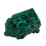Stone -Malachite Slices -Tumbled -80g to 100g