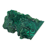 Stone -Malachite Slices -Tumbled -80g to 100g