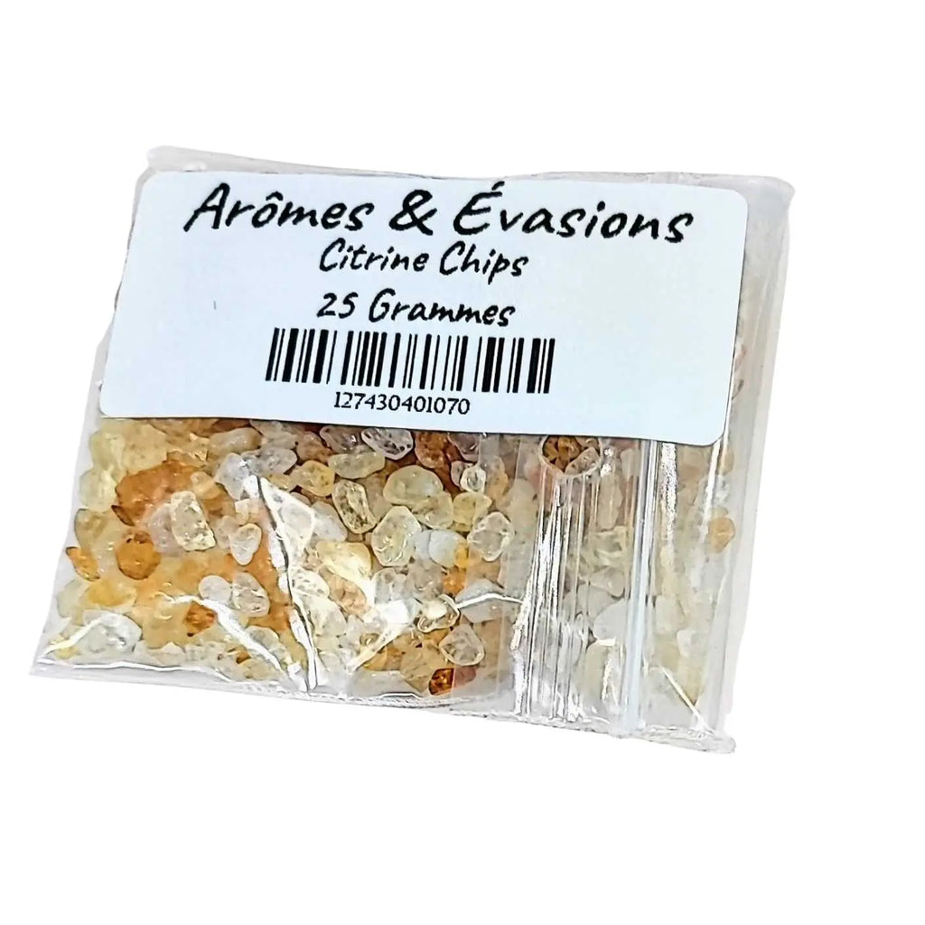 Stone -Rough Chips -Citrine -Chips -Aromes Evasions 